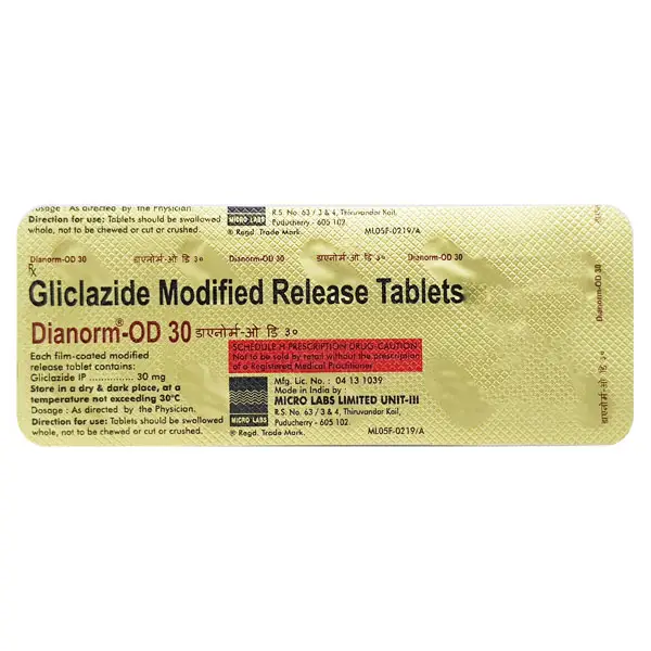 Dianorm-OD 30 Tablet MR